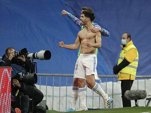 "הוציא את מדריד מצרה". אסנסיו (GETTY)