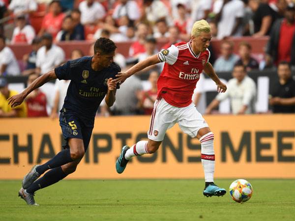 אוזיל במדי ארסנל. קריירה מפוארת (Stuart MacFarlane/Arsenal FC, Getty)