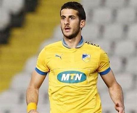 במדי אפואל ניקוסיה. אחד מרגעי השיא