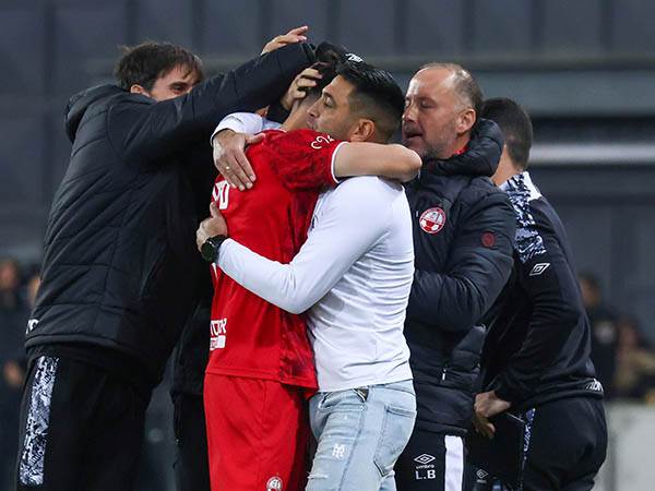 הפועל באר שבע חוגגת ניצחון נוסף (דני מרון)