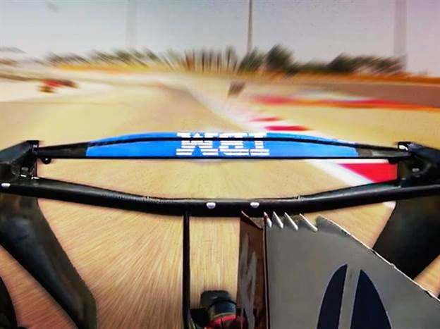 הכנף האחורית אותה ניסו בפרארי (צילום: אתר Formula 1)