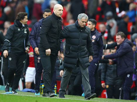 מוריניו וסתאם. נפרדו כידידים (getty)