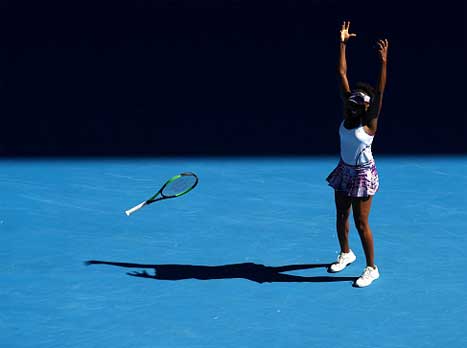 וויליאמס התרגשה במיוחד בסיום (Getty)