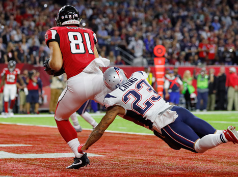 והופר השלים את התפיסה כדי להכפיל ל-0:14 (Getty)