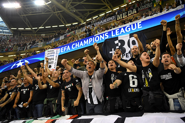 גם אוהדי יובנטוס הפגינו נוכחות מרשימה (getty)