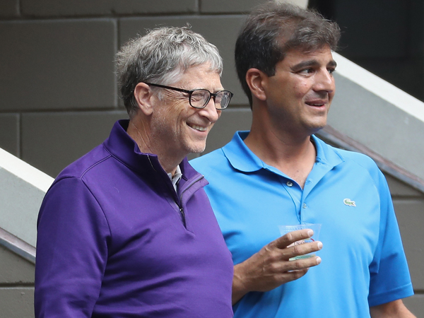 גם ביל גייטס הפגין נוכחות (getty)