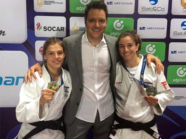 הישג נהדר. טמלקובה ונלסון לוי עם שני הרשקו (איגוד הג'ודו)