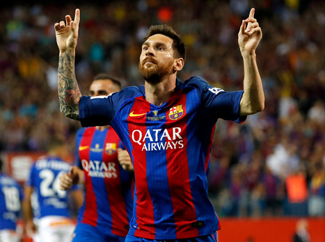 נעליים גדולות. מסי (getty)