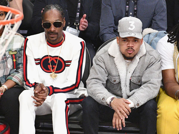 סנופ דוג וצ'אנס נהנים מהמשחק (צילום: Getty)