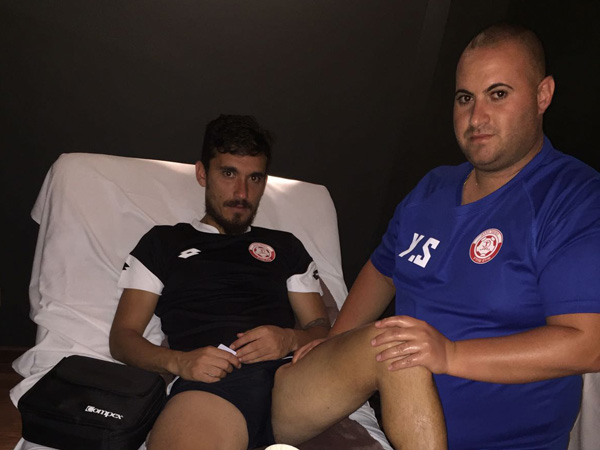 עלי חטיב עם המעסה יקיר סבח. יום מלא ראשון לחדרה בפולין