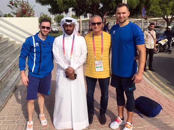 המתעמלים כבר בקטאר (צילום: איגוד ההתעמלות)