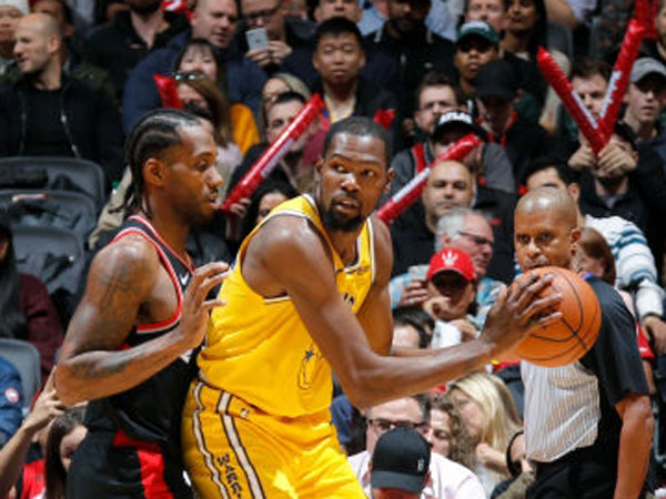 ישתפו פעולה? דוראנט ולנארד (getty)