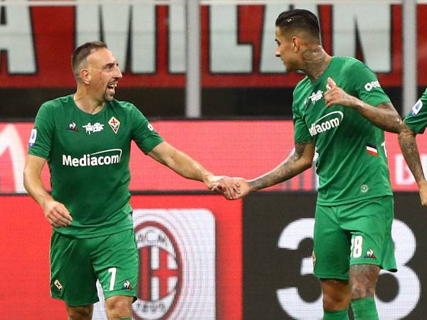 איזה ערב היה לו. ריברי חוגג בסן סירו (getty)