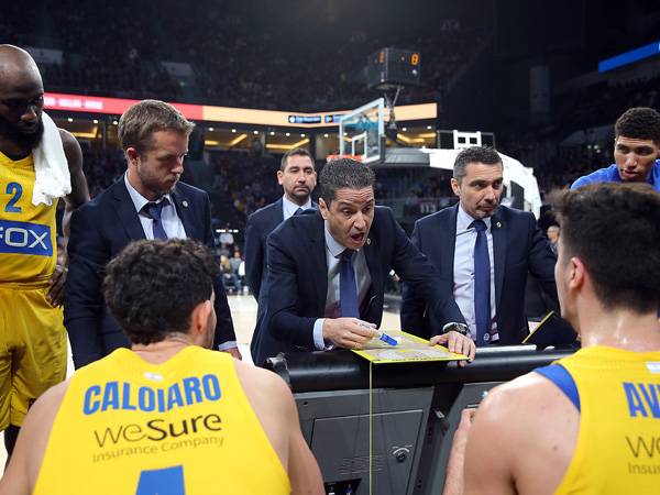 ספרופולוס בפסק זמן שלא ממש עזר (אתר היורוליג)