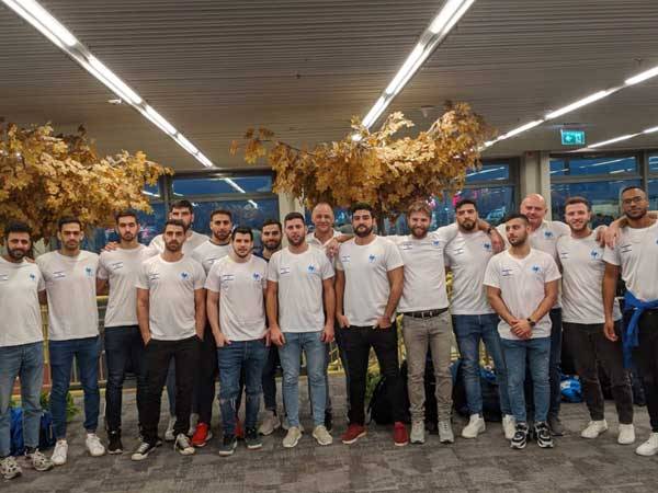 כל הנבחרת בדרך לקפריסין (באדיבות איגוד הכדוריד)