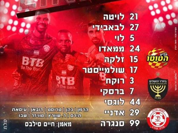 באדיבות הפועל חדרה