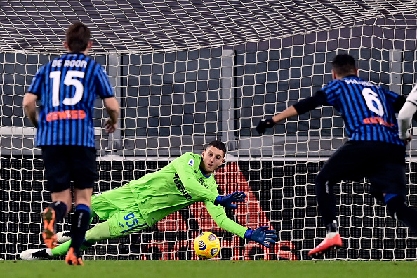 גוליני. משחק נהדר בין הקורות של אטאלנטה (Getty)