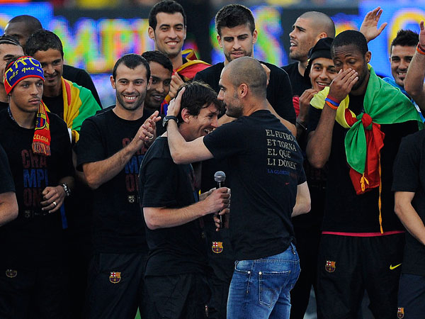 "מה שהיה בין פפ לברצלונה תם ונשלם" (GETTY)