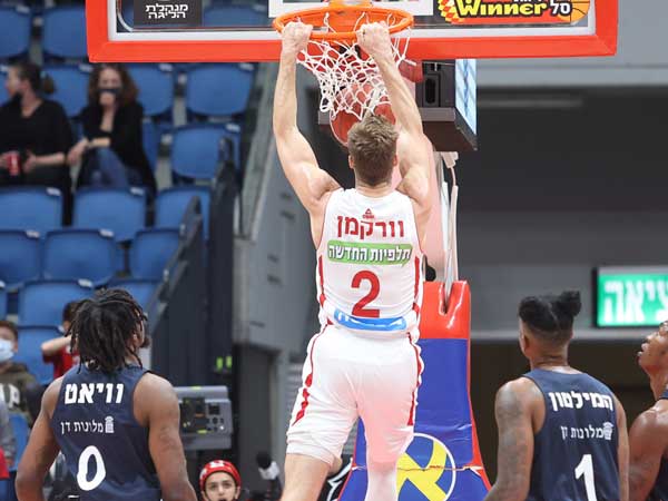 ווילי וורקמן מתרומן לסל. הירשולמים יכולים לחייך (מנהלת הליגה)