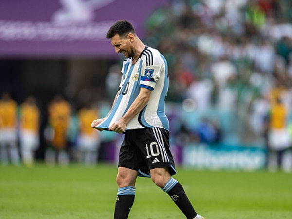 מסי עצבני, אחרי ההפסד לערב הסעודית (getty)