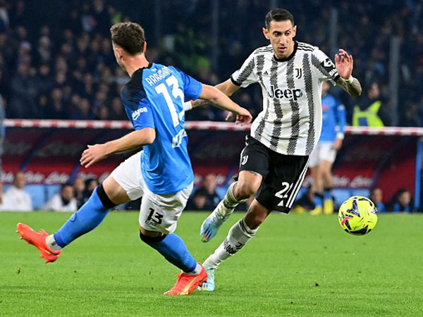 די מריה. יובנטוס התאוששה בהמשך המחצית הראשונה (ALBERTO PIZZOLI/AFP via Getty Images)