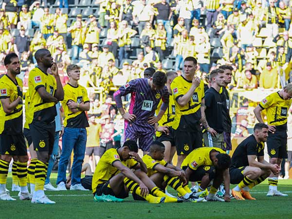 בורוסיה דורטמונד מודה לקהל. פספסו הזדמנות חד פעמית? (GETTY)