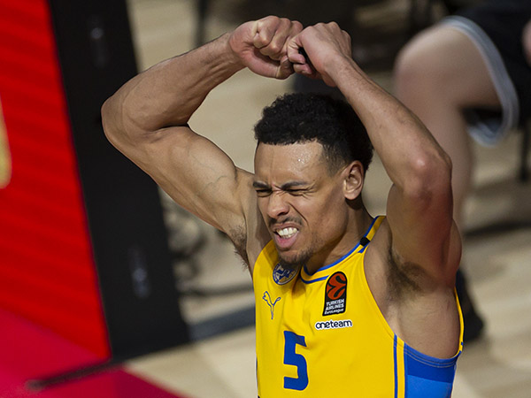 בולדווין. סיפק את הסחורה בגדול (Euroleague Basketball via Getty)