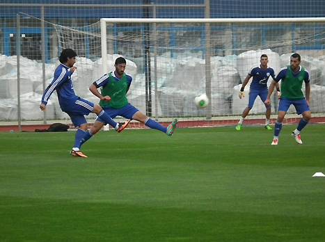 אימון הנבחרת ברוסיה (באדיבות: אתר ההתאחדות לכדורגל)