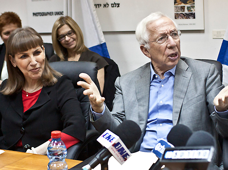מה עם הנשים והפריפריה? לובצקי ולבנת (צילום: משרד הספורט)