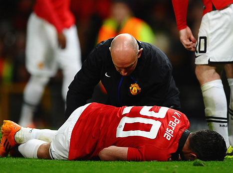 כולם מחכים לדעת מה קורה עם ואן פרסי (Gettyimages)
