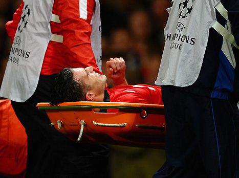 ואן פרסי, אמור להיות כשיר בהמשך (GETTYIMAGES)