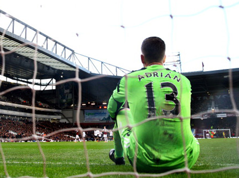 אבל רוני בכלל כיוון אל השוער אדריאן (GETTYIMAGES)