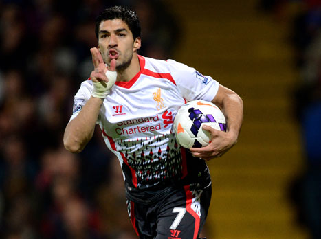 בדקה ה-78 הכל היה רגוע. סוארס (getttyimages)