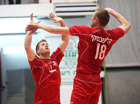 סוף לסאגת הפועל ירושלים. (צילום: דוד סילברמן איגוד הכדורעף)