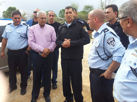 מפקד המחוז הצפוני בסיור