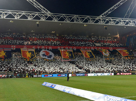 גם אלה של גנואה הפגינו נוכחות (gettyimages)