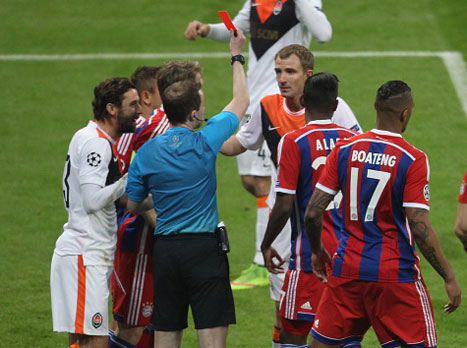 האדום הכי מהיר בהיסטוריית הצ'מפיונס (getty)