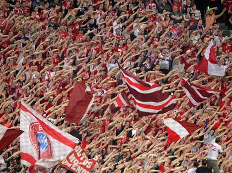 למרות זאת האוהדים לא הפסיקו לשיר (gettyimagesa)