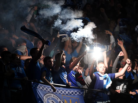 המופע של אוהדי דנייפרו (getty)