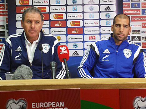 גוטמן ובן חיים במסיבת העיתונאים הערב