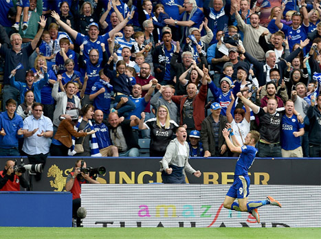 אוהדי לסטר בעננים (Getty)