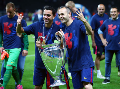 ההוא שעזב, וזה שנשאר. והגביעים, הם תמיד שם (getty)