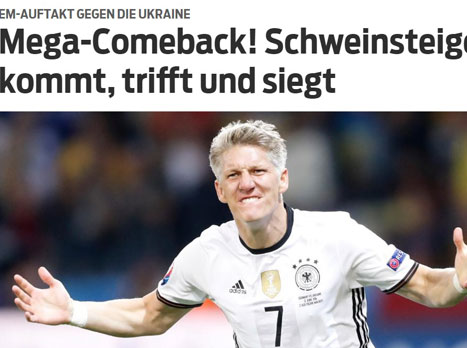 שווינשטייגר חגג בטירוף (gettyimages)