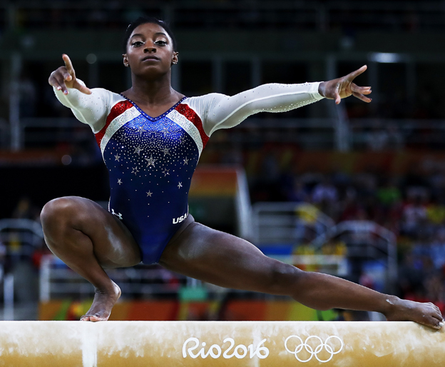 שתי מדליות זהב כבר בכיס. ביילס (gettyimages)