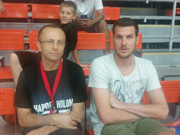 הנציגים של חולון ביורובאסקט. שמיר ופניני