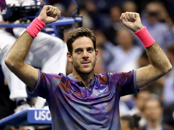 הניצחון על פדרר לא מספיק לו. דל פוטרו (getty)