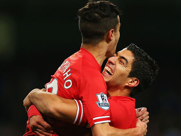 חברים משכבר הימים. קוטיניו וסוארס (getty)