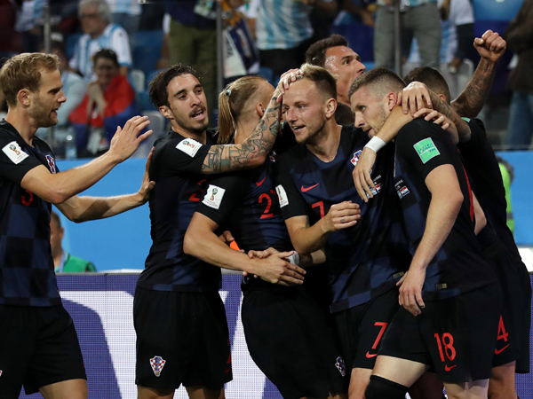 קרואטיה חגגה על ארגנטינה. לפעמים גם הצגה אחת מספיקה (GETTY)