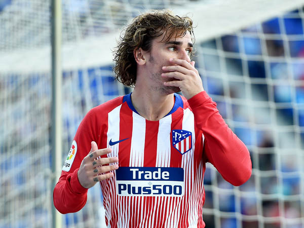 גריזמן בדרך לברצלונה (GETTY)