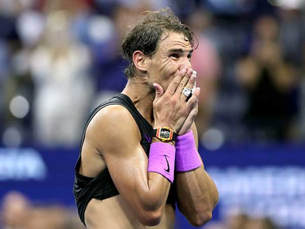 נדאל אחרי הנקודה האחרונה (getty)